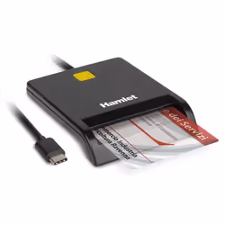 Hamlet HUSCR311C, USB 3.2 Gen 1 (3.1 Gen 1), 0,3 m, Noir, 60 g