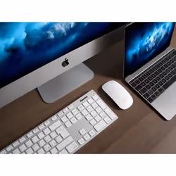 Hamlet XKKITA-MCBT clavier Bluetooth Italien Argent, Blanc - Vue supplémentaire 6