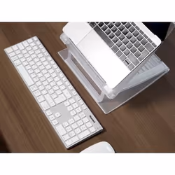Hamlet XKKITA-MCBT clavier Bluetooth Italien Argent, Blanc - Vue supplémentaire 7