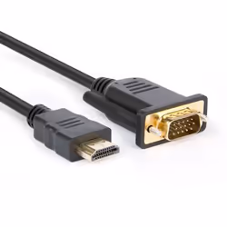 Hamlet XVCHDM-VGA180, 1,8 m, HDMI Type A (Standard), VGA (D-Sub), Mâle, Mâle, Droit
