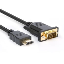 Hamlet XVCHDM-VGA180 câble vidéo et adaptateur 1,8 m HDMI Type A (Standard) VGA (D-Sub) Noir