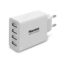 Hamlet XPWCU425 chargeur d'appareils mobiles Universel Blanc Secteur Intérieure