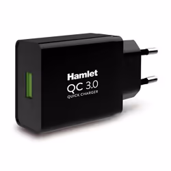 Hamlet XPWCU118QC, Intérieure, Secteur, 12 V, 3 A, Noir