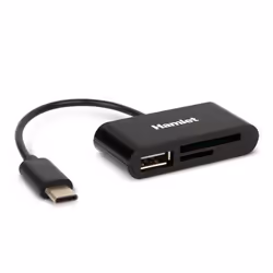 Hamlet XZR100UC, MicroSD (TransFlash), MicroSDHC, MicroSDXC, SD, SDHC, SDXC, Noir, 480 Mbit/s, Windows 7, Windows 8, Windows ...