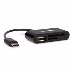 Hamlet XZR100UC lecteur de carte mémoire USB 2.0 Type-C Noir