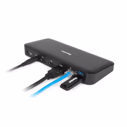 Hamlet HDOCKS600C station d'accueil Avec fil USB 3.2 Gen 2 (3.1 Gen 2) Type-C Noir - Vue supplémentaire 6