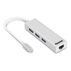Hamlet XHUB331TCL station d'accueil USB 3.2 Gen 1 (3.1 Gen 1) Type-C Blanc