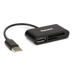Hamlet XZR101UA lecteur de carte mémoire USB 2.0 Noir
