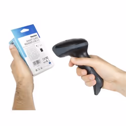 Hamlet HBCS-2D110W lecteur de code barres Lecteur de code barre portable 1D/2D CMOS Noir