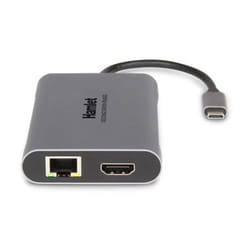 Hamlet HDKC-PD400D station d'accueil Avec fil USB 3.2 Gen 1 (3.1 Gen 1) Type-C Gris