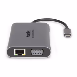 Hamlet HDKC-PD400V station d'accueil Avec fil USB 3.2 Gen 1 (3.1 Gen 1) Type-C Gris