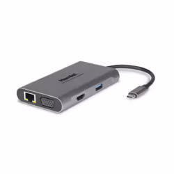 Hamlet HDKC-PD400V station d'accueil Avec fil USB 3.2 Gen 1 (3.1 Gen 1) Type-C Gris