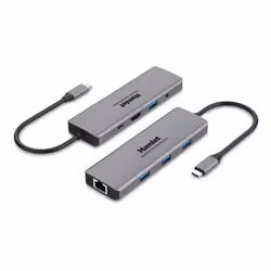 Hamlet HDKC-PD200 station d'accueil Avec fil USB 3.2 Gen 1 (3.1 Gen 1) Type-C Gris - Vue supplémentaire 5