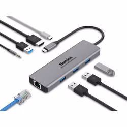 Hamlet HDKC-PD200U station d'accueil Avec fil USB 3.2 Gen 1 (3.1 Gen 1) Type-C Gris