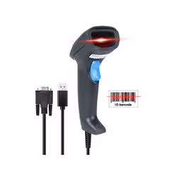 Hamlet HBCS1D10US lecteur de code barres Lecteur de code barre portable 1D Laser Gris