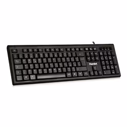 Hamlet KU200 clavier Bureau USB QWERTY Italien Noir