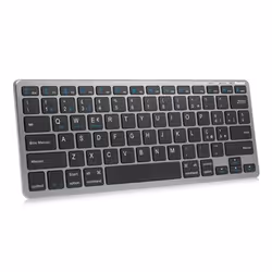 Hamlet XKK400CWB-IT, Mini, RF sans fil + Bluetooth, QWERTY, Noir