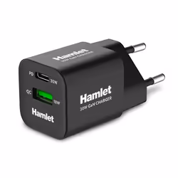 Hamlet XPDC-G3018Q, Intérieure, Secteur, 3 A, Noir