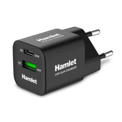 Hamlet XPDC-G3018Q chargeur d'appareils mobiles Universel Noir Secteur Charge rapide Intérieure