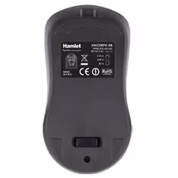 Hamlet XMICEBTW-RB souris Maison Ambidextre RF sans fil + Bluetooth Optique 1600 DPI - Vue supplémentaire 4