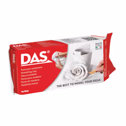 DAS 387000, Pâte à modeler, Blanc, Adulte, 1 pièce(s), 1 couleurs, Italie