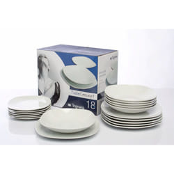 Tognana Porcellane SE070180000 kit de vaisselle 18 pièce(s) Porcelaine Blanc
