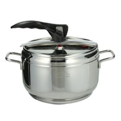 Tognana Porcellane V5458J2INOX autocuiseur pour cuisinière 5 L Noir, Acier inoxydable