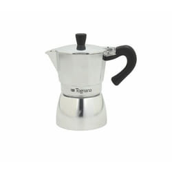 Tognana Porcellane V4430111ALL machine à café manuelle Cafetière à moka Noir, Argent