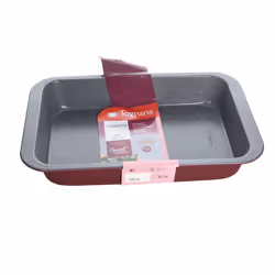 Tognana Porcellane W444135GGBO, Plat à lasagnes, Rectangulaire, Métal, Gris, Rouge, Italie, 1 pièce(s)