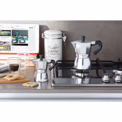 Tognana Porcellane Grancucina Cafetière à moka 0,05 L Acier inoxydable