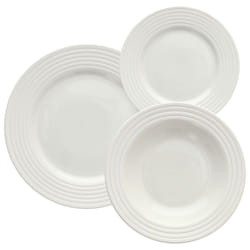 Tognana Porcellane PS070182175 Plat de service Porcelaine Blanc Rond Plateau de service