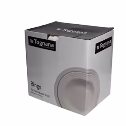 Tognana Porcellane PS070182175 Plat de service Porcelaine Blanc Rond Plateau de service