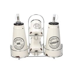 Tognana Porcellane DC197303273 distributeur huile / vinaigre Carafe Grès Blanc