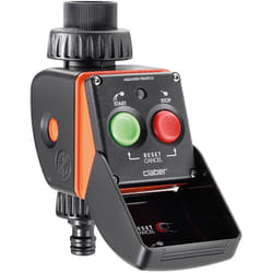 Claber Aquauno Pratico Noir, Orange 12 bar Minuterie d'arrosage numérique