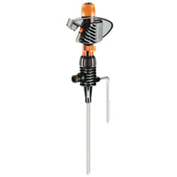 Claber 8707 arroseur Système d'aspersion d'eau à pulsation Acrylonitrile-Butadiène-Styrène (ABS), Acier inoxydable Noir, Orange
