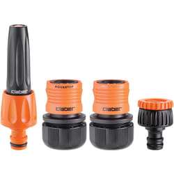 Starter Kit ø 19 mm, lance et raccords automatiques pour tuyau d'arrosage - Claber