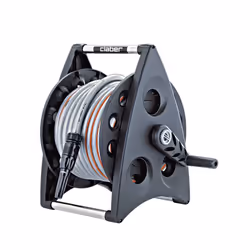 Claber Kiros Kit, Enrouleur posé au sol, Noir, Gris, Polypropylène (PP), 420 mm, 400 mm, 300 mm