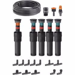 Description générale Le kit d'installation d'arrosage enterrée Colibrì de Claber est conçu pour aménager un système de micro- ...