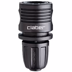 Raccord automatique Claber. Le raccord automatique sert à connecter le tuyau du collecteur 1/2 "(13 - 16 mm) à la prise à rac ...