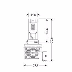 Lampa 57732 Ampoule électrique pour voiture