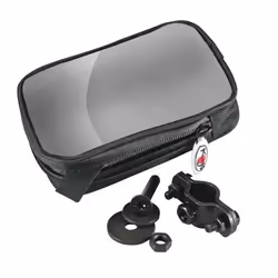 Lampa 90265, Mobile/smartphone, Navigateur, Support passif, Vélo/voiture, Noir, Transparent