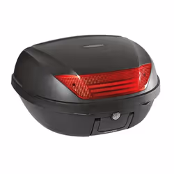 Boîte arrière de moto - T-Box - 52 Litres - Noir - Kit de fixation inclus - 45 kg max