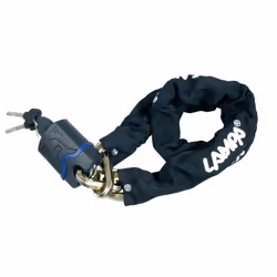 Lampa 90607, Antivol à chaîne, Noir, Acier, Clé, 1200 mm, 3 pièce(s)