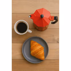 Cafetiere Italienne - Pezzetti - Italexpress - Aluminium - 3 Tasses - Rouge - Vue supplémentaire 2