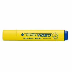 Tratto Video, 12 pièce(s), Jaune, Pointe biseautée, Jaune, 1 mm, 5 mm