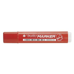 Tratto Marker marqueur indélébile Pointe ogive Rouge 12 pièce(s)