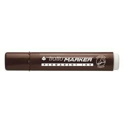 Tratto Marker marqueur indélébile Pointe biseautée Marron 12 pièce(s)