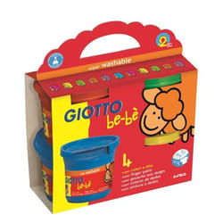 Giotto Be-Be peinture lavable Bleu, Vert, Rouge, Jaune