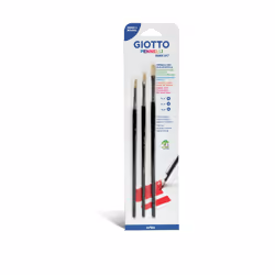 Giotto 8000825026102, Set de pinceaux, Pinceau plat, 3 pièce(s)