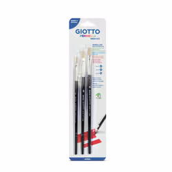Giotto 8000825026201, Set de pinceaux, Pinceau plat, 3 pièce(s)